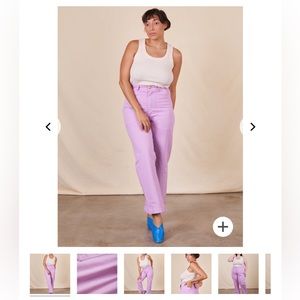 Lilac Purple Big Bud Press Work Pants XS